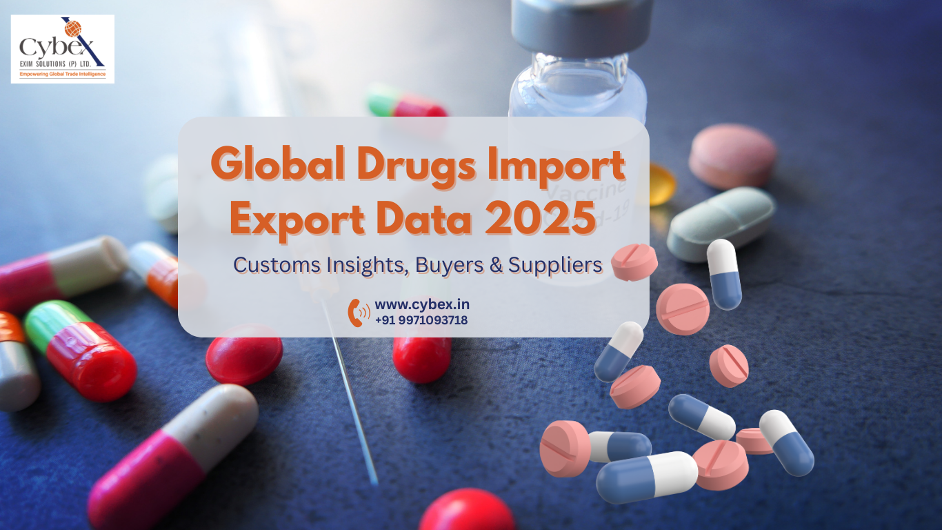 Global Drugs Import Export Data 2025 – Customs Insights, Buyers & Suppliers